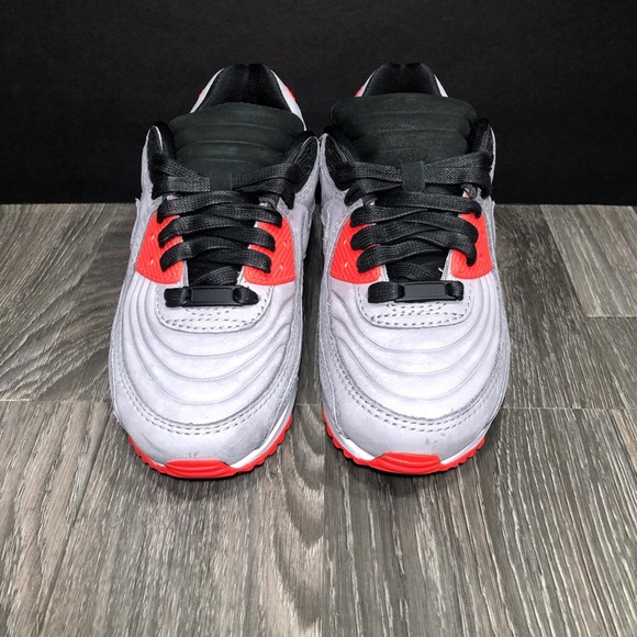 Nike Air Max 90 QS Lux Night Silver & Crimson - Picture 7 of 16